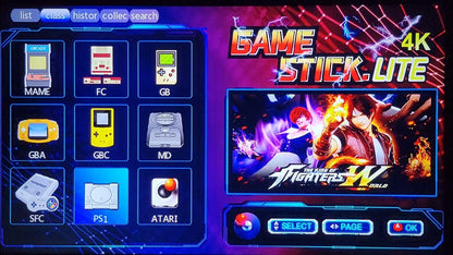 The Game Stick Retro Games Console – 13,453 Classic Games – Plug & Play HDMI Mini Console with 2 Wireless Controllers